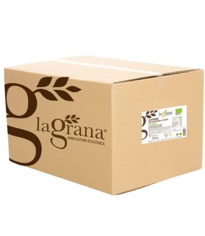 La Grana Cookies Avena Espelta Almendra Cacao Orgánico, Galletas Crujientes con Frutos Secos, 2.8 kg