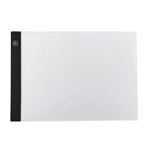 KQP Planche à Dessin Menée 33PCS / Set A4 USB Touch Control LED Table à Dessin Légère Réglable Pad Table Utilisé pour Concevoir des Dessins De Bureau Cover