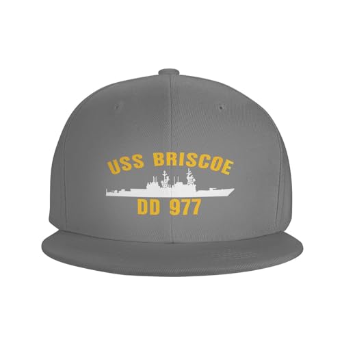 USS Briscoe Dd 977 Outdoor Baseball Hat Flat Hat3