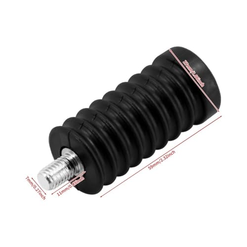 Repose pieds antidérapants Embout Levier Softail Fat Boy FLSTF - 7