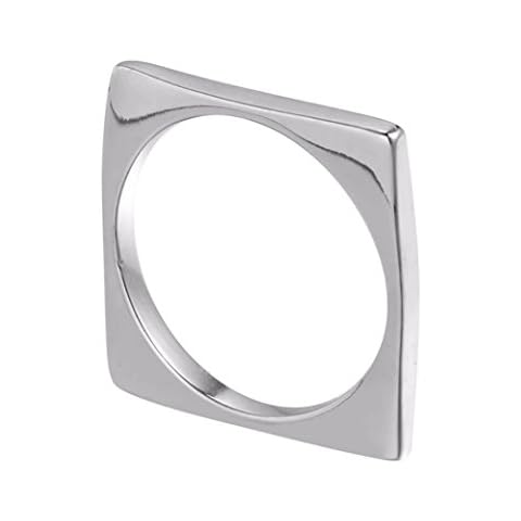 Iszie 925 Sterling Silver Geometric Ring Cover