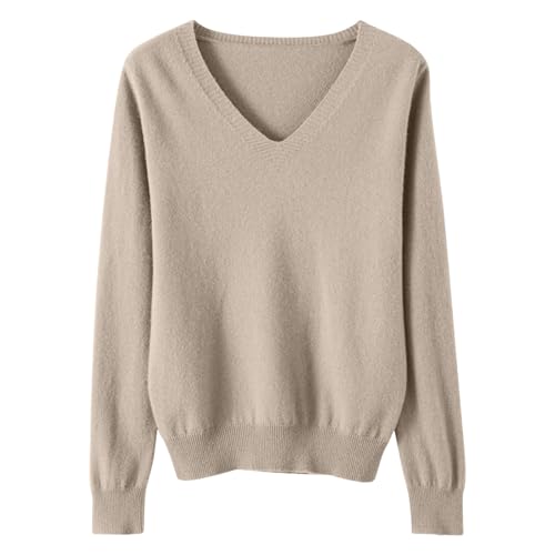 Lightweight Sweaters for Girls Cute v Neck Soft Knit Pullovers Teens Casual Loose Spring Long Sleeve Tops 6-15 Years4