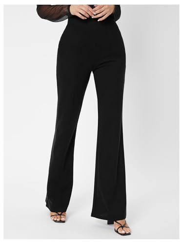 Women's Straight Leg Work Office Dress Pants High Waisted Elegant Business Trousers4