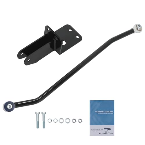 maXpeedingrods Adjustable Front Track Bar for Jeep Cherokee XJ 1984-2001 with 4-6.5 Lift Panhard Bar Rod with Relocation Bracket