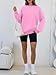 Trendy Queen Sweatshirts for Women Hoodies Oversized Crewneck Tops Sweaters Comfy Fall Winter Outfits Clothes 2026 Fashion Pink S