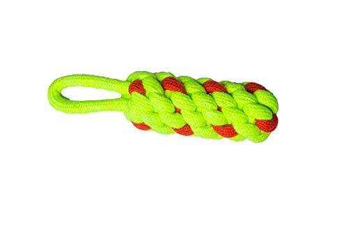 Image of Cotton Big Dummy for Dogs, Chew Toy for Small and Medium Breed (Green & Red)