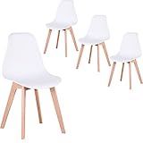 Dimensiones de las sillas: altura total: 82 cm; profundidad del asiento: 57 cm; ancho del asiento: 48 cm; Altura del asiento: 42 cm.