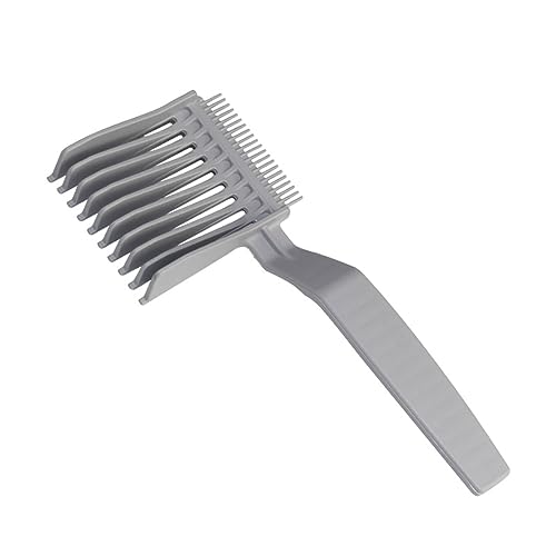 Peine de corte de pelo, peine de peluquería con diseño degradado, peine de posicionamiento curvo profesional, herramienta de peluquería para hombre, accesorios de peluquería para salón, peluquería