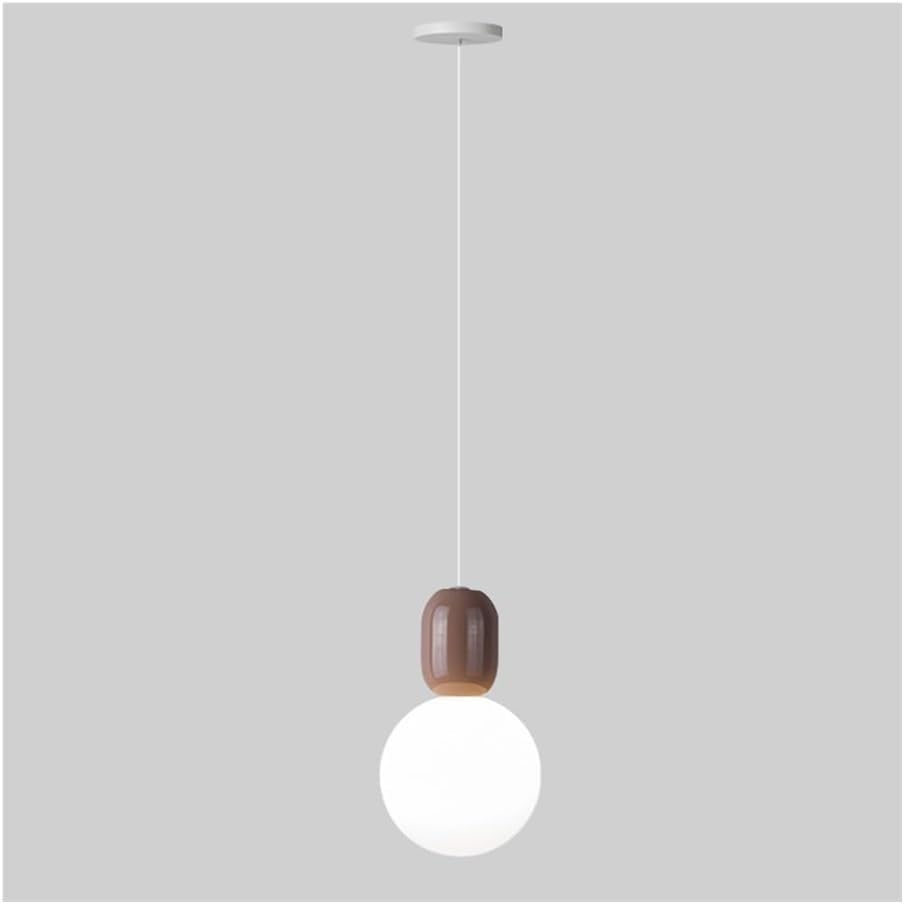 Lampe à suspension en acrylique blanc E27 pour salle à manger