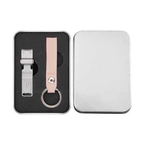 Cortaúñas de mandíbula ancha, cortaúñas de mandíbula ancha, cortaúñas resistente con receptor, cortaúñas profesional de acero inoxidable sin salpicaduras con palanca ergonómica para hombres e