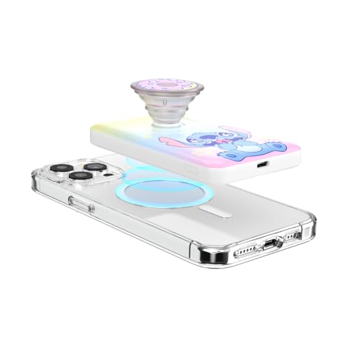 Image of PopSockets PowerPack for MagSafe, Portable Phone Charger, Magnetic Wireless Portable Charger, 5000mAh - Stitch Snack Attack