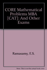 CORE Mathematical Problems MBA [CAT]: And Other Exams: Buy Online at ...