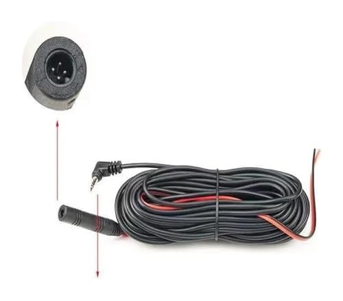 Camara Marcha Atras Cámara Vista Trasera Coche Visión Nocturna HD Gran Angular 170 ° Cámara Estacionamiento Marcha Atrás Impermeable CCD Cámara Visión Trasera(Only 6m cable)