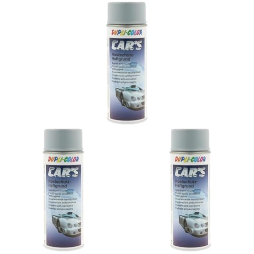 DUPLI-COLOR 385889 CAR´S Rostschutz Haftgrund grau 400 ml (Packung mit 3)