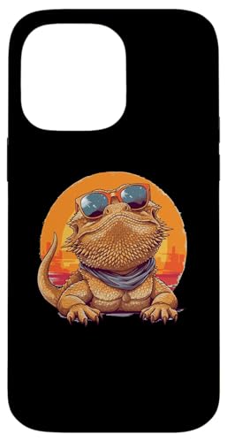 Bearded Dragon Lizard Lover Funny Breaded Dragon �X�}�z�P�[�X iPhone 14 Pro Max �p