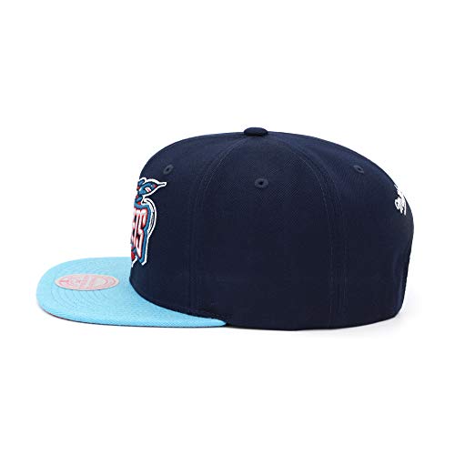 Mitchell & Ness Houston Rockets Snapback Hat - Navy/Light Blue/Throwback - Basketball Cap For Men #TOP1