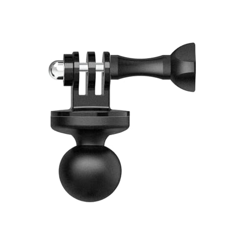 Image of 1 inch Ball Mount Adapter for Insta360 One X2, X, One R, RS, GO 2, GoPro Hero, Compatible with RAM Ball Head Mounts B Size Double Socket Arm