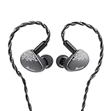 HIFIXAUDIO Kiwi Ears Cadenza II �couteurs intra-auriculaires IEM avec pilote dynamique en titane de 10 mm avec KARS 2.0 pour un �quilibre tonal pr�cis ? Panneau en aluminium CNC avec c�ble amovible �