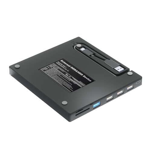 Lectora externa portátil USB con alta velocidad negra miniatura 6