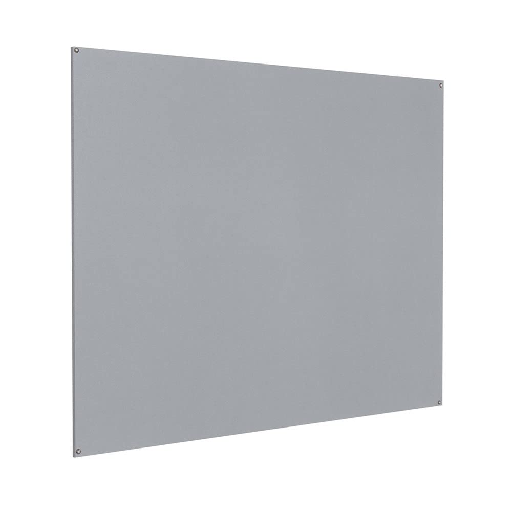 Red17 Frameless Notice Boards - Felt Fabric 1500mm x 1200mm Grey