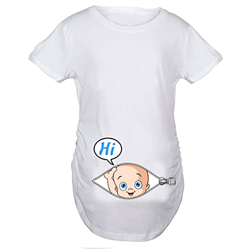 Camiseta divertida de maternidad de...