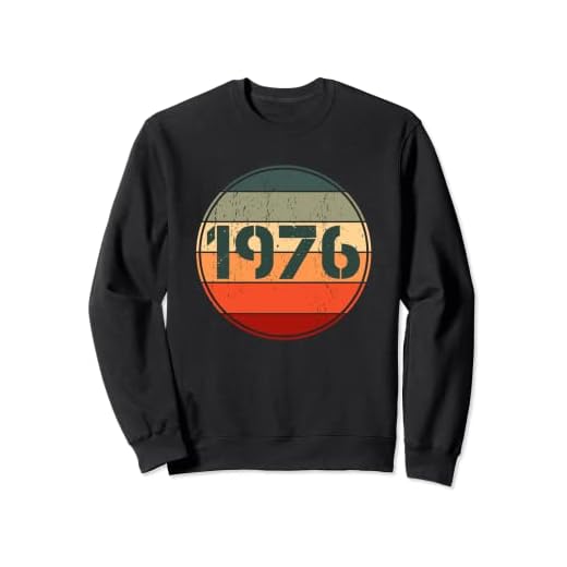 Camisetas de cumpleaños vintage de 1976 para hombre, divertidas cumpleaños de 1976 Sudadera