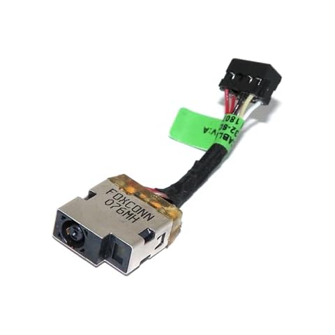 TRADOCK Charging Port DC in Power Jack Cable Replacement for HP Pavilion 10-E 14-N 14-V 15-F 15-N 15-P 15-K Series 730932-TD1 730932-SD1 730932-FD1 730932-YD1 732067-001 741969-001 Cover