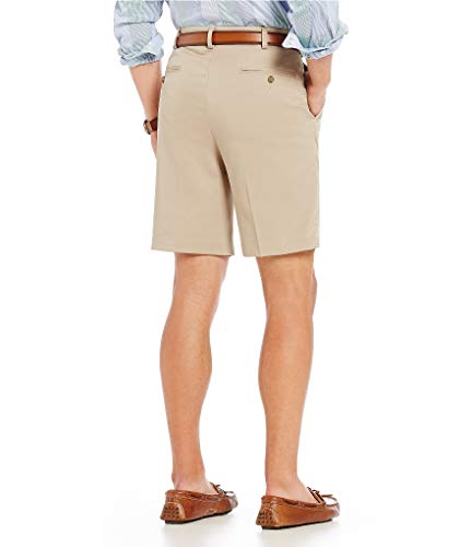 Roundtree & Yorke Travelsmart 9 Inch Inseam Pleated Easy Care Ultimate Comfort Shorts Y75Hr401 Khaki Size 40 thumb #1