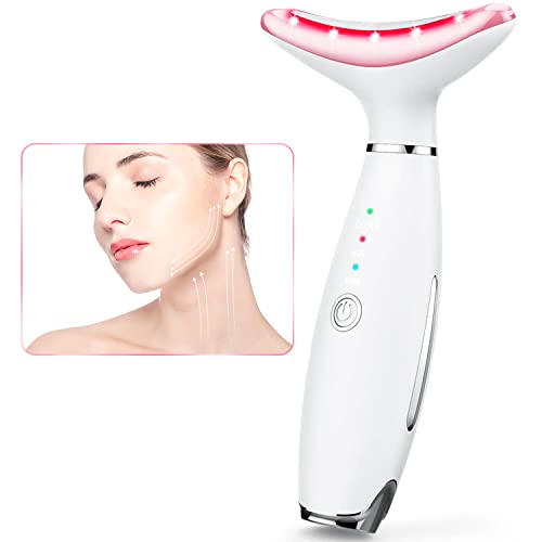 Anti-Aging Face Massager For Face And Neck, Skin Rejuvenation Beauty Device Skin Care Tools, Double Chin Eliminator, Face Sculpting Tool, Browsluv Magical Microsculpt,（White） #TOP12