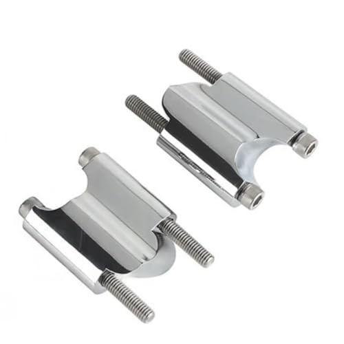 Réhausse guidon aluminium usiné chrome noir haut de gamme pour moto Sportster XL1200X