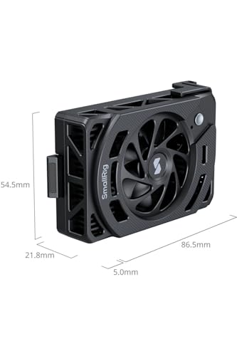 Image of SMALLRIG R50 V / R5 II / R5 / R50 / PowerShot V1 Camera External Cooling System with Dual-Speed Modes, Snap-On Cooling Fan with TEC Cooling Module for Sony ZV-E1 / A7 IV / A6700 / FX3-5063