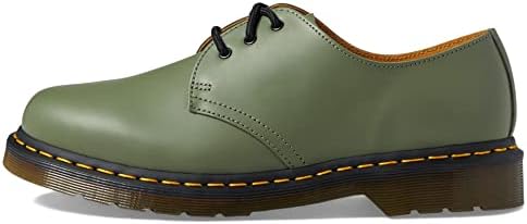 Dr. Martens 1461 Smooth Leather Shoes Khaki Green Smooth UK 4 (US Men's 5, Women's 6) Medium