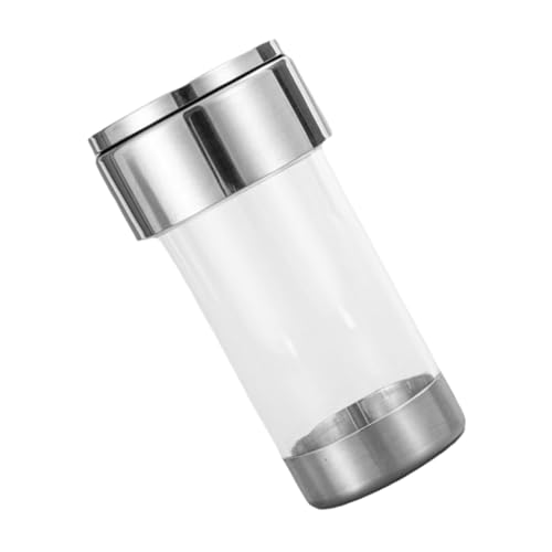 SOLUSTRE Transparent Spice Storage Jar Pepper Shaker with Fine Mesh Top for Home Kitchen Barbecue and Camping Compact Condiment Dispenser for Easy Use and Storage