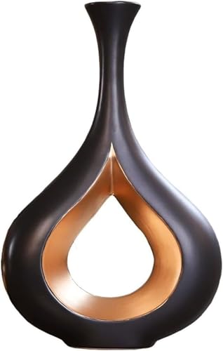 DUANZYOPQ Elegant Handmade Ceramic Flower Vase - Modern Porcelain Decor for Living Room, Weddings & Special Events (35CM) - Image 8