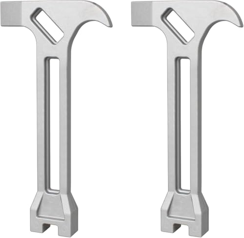 Gas & Water Shut-Off Tool, 4-in-1 Gas Shut-Off Wrench Fire Fighter Gear/Non-Sparking Pry Bar for Emergency Shut-Off Of Gas And Water 2 Pcs