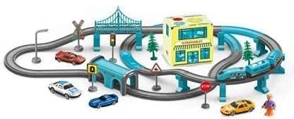 See full amazon price history chart for Yelofy DIY Train City Track for Kids | DIY 66PCS Remote Control City Track Electric Train Track Set for Children (Multicolor) Yelofy DIY Train City Track for Kids | DIY 66PCS Remote Control City Track Electric Train Track Set for Children (Multicolor) (B0CG9GBL51) Amazon Price History, Amazon Price Tracker