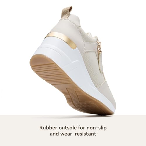 Image of High Heel Wedge Sneakers for Women