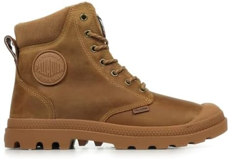 Palladium Unisex Pampa Sc Thins Wp+ Ankle Boot, Mahogany, 40 EU