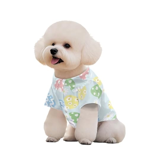 Camisa para perro pequeña con estampado Daisy Easter Egg