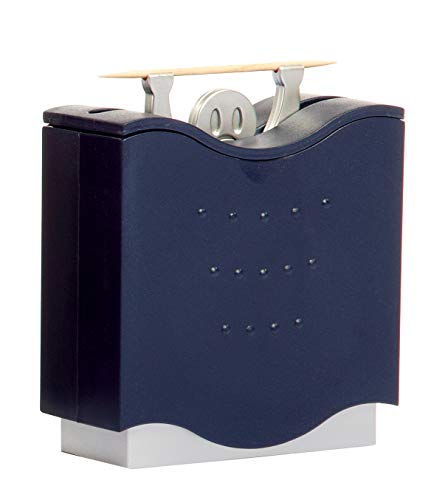 Zahnstocherspender Dispenser Pick a Boo Porta stuzzicadenti Guck. Uomini, Nero