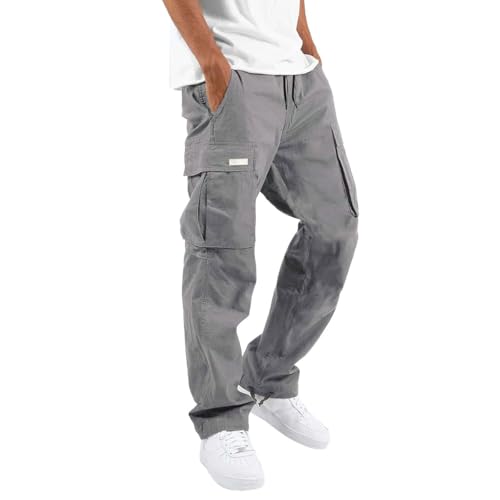 Cargo Joggers Men Mens Work Pants with Pockets Baggy Pants Men Cargo Lightweight Sweatpants
