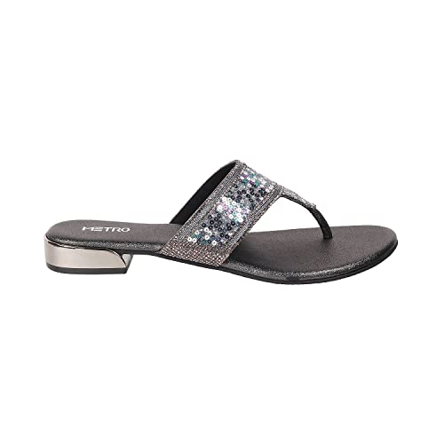 Metro Women Flat Ethnic Slip-on