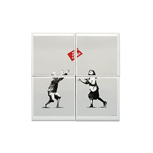 Carreaux céramique Banksy pour habiller un mur vide original