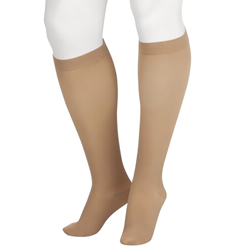 Image of Juzo Soft 2002 Knee-High 30-40 mmHg Closed Toe Compression Stocking - Men & Women, Regular