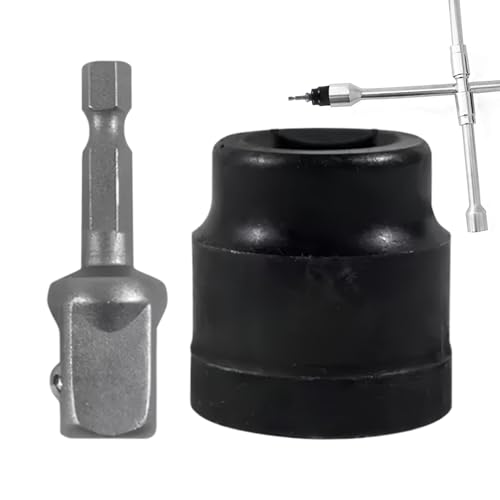 Adaptador de taladro de enchufe de gato, herramienta resistente para ahorro de trabajo, accesorio de conexión rápida, construcción resistente, 1.2 x 5.0 cm para viajes por carretera, viajes