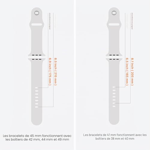 Bracelet Apple Watch SE ajustable et imperméable style sport femme - 7
