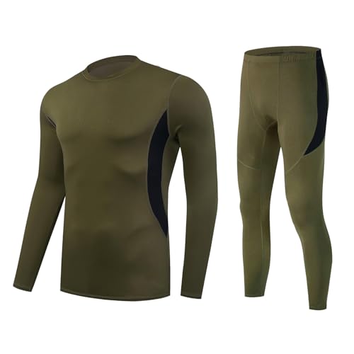 Ensembles thermiques homme en coton doux pour sport et compression