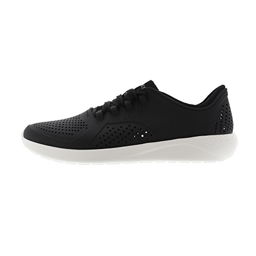 Tênis, Crocs, Literide Pacer, Black/White, 39, Masculino