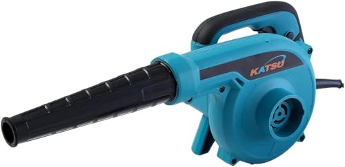 KATSU Soplador de Hojas de Polvo Eléctrico 800W Soplador de Aire con Velocidad Variable y Ventilador Turbo de Gran Volumen para Construcción Hogar Jardín Cuidado del Césped