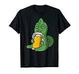Camaleones Beber Cerveza Mascota Camiseta